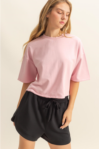Short Sleeve Crop Top