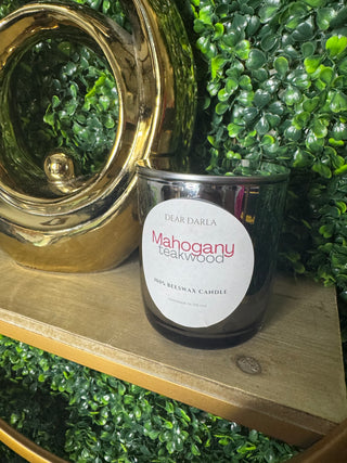 Mahogony Teakwood Candle 8oz