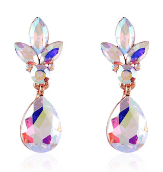 AB STONE CRYSTAL EARRINGS